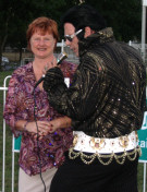 Jacqui Martin and Elvis