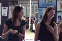 A pair of adult twins