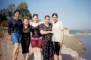 Girls after swimming in Tawi river
